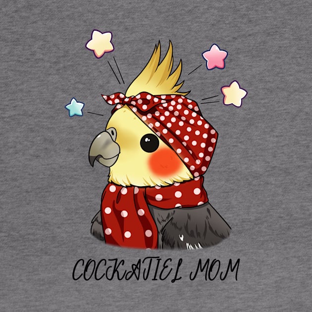 Melodic Bonds: Cockatiel Mom's Parrot Passion by Holymayo Tee